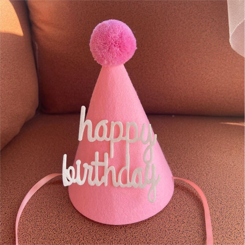 1db vastagított filckúp születésnapi kalapok lányoknak fiúknak boldog születésnapot kalapok gyerek születésnapi parti díszek