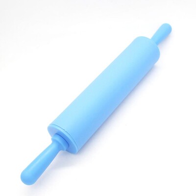 Ρολό ζύμης σιλικόνης μεσαίου μεγέθους Πολύχρωμο εργαλείο ζαχαροπλαστικής μήκους 12 ιντσών