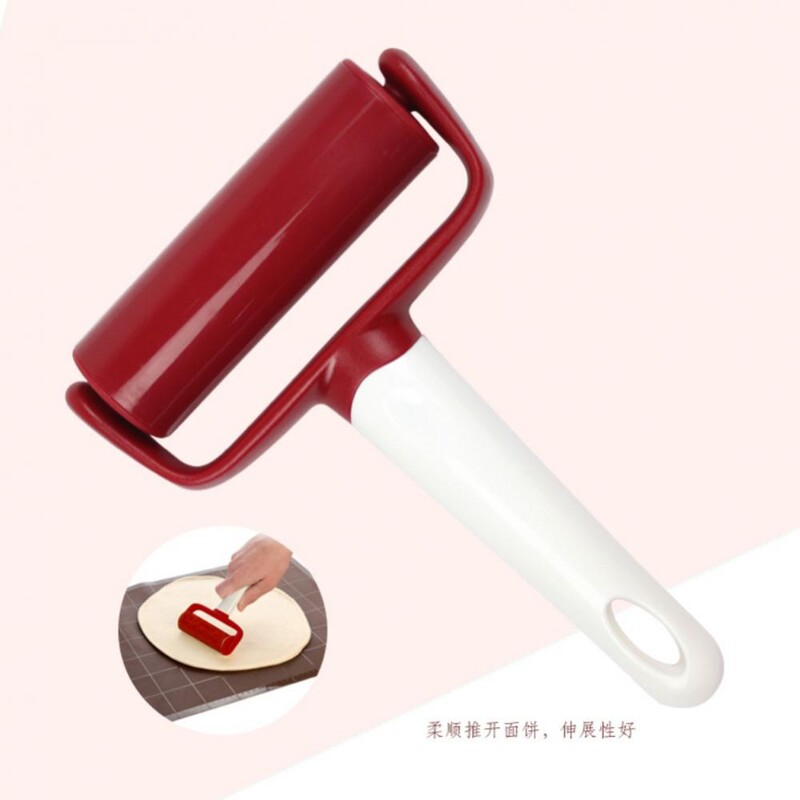 Sodrófa tészta Pizza Fondant Bakers Roller műanyag süti tészta Sodrófa Konyhai edény Konyhai főzőeszközök