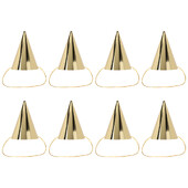 8 db Arany partisapka Boldog születésnapot Gyerekfejdísz Hajtartozékok