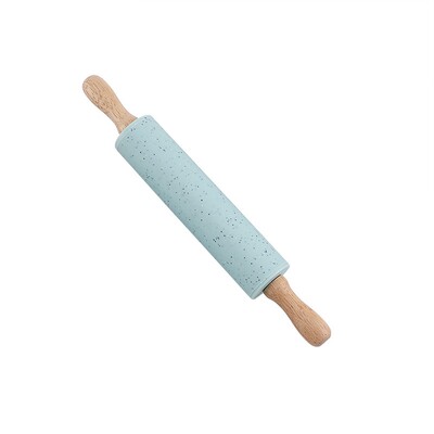 Silikoninis kočo tešlos miltų volelis Nelipnus medinės rankenos virtuvės kepimo kepimo įrankiai makaronų sausainių tešlai