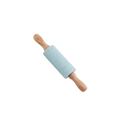 Silikoninis kočo tešlos miltų volelis Nelipnus medinės rankenos virtuvės kepimo kepimo įrankiai makaronų sausainių tešlai