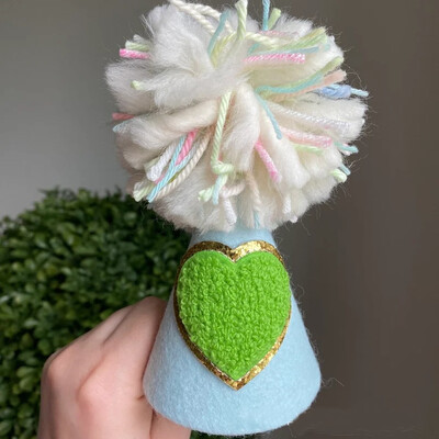 Baba pasztell rózsaszín lila szivárvány születésnapi kalapok Boldog születésnapi parti kúpos sapka pom pomokkal 100 napos babazuhany dekorációval