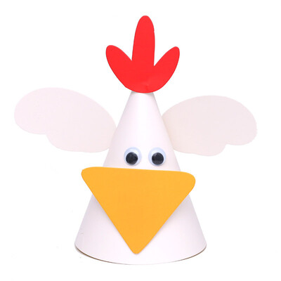 1 vnt Vaikų mielos kepuraitės gimtadienio vakarėliams Zodiako jaučio karvės kūgio kepurės Ūkio gyvūnai Kūgio kepuraitės „pasidaryk pats“ nuotraukų rekvizitai vaikams, kūdikių dušo reikmenys