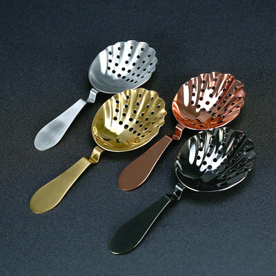 Vintage Julep Cocktail Strainer Shell Shape Strainer Cocktail Maišymo juostos įrankiai