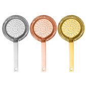 Stieņa sietiņš Atsperu kokteiļu sietiņš Nerūsējošā tērauda Deluxe sietiņš Bar Tools