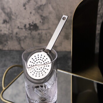 Bar Strainer Sprung Strainer Cocktail Stainless Steel Deluxe Strainer Bar Tools