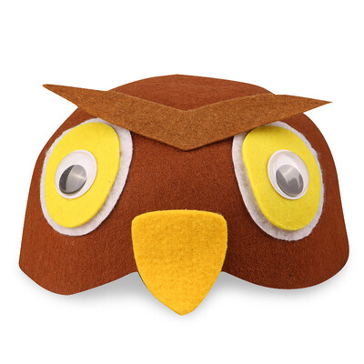 Gyerekek Erdei Állatparti Vicces sapka Gyereknapi Ajándék Állatkert Karnevál Filckalap Kacsa Adybug Sapka Madár Nyúl Fejdísz Sisak