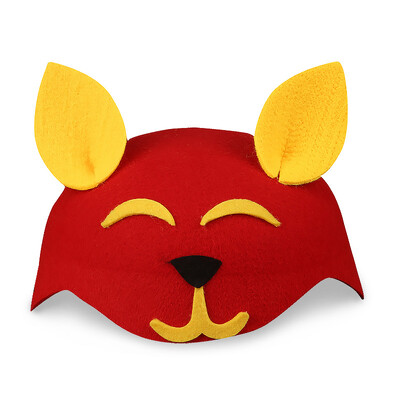 Gyerekek Erdei Állatparti Vicces sapka Gyereknapi Ajándék Állatkert Karnevál Filckalap Kacsa Adybug Sapka Madár Nyúl Fejdísz Sisak