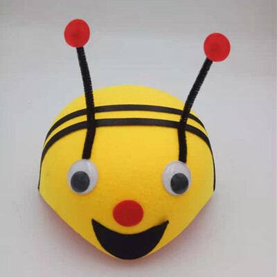 Gyerekek Erdei Állatparti Vicces sapka Gyereknapi Ajándék Állatkert Karnevál Filckalap Kacsa Adybug Sapka Madár Nyúl Fejdísz Sisak