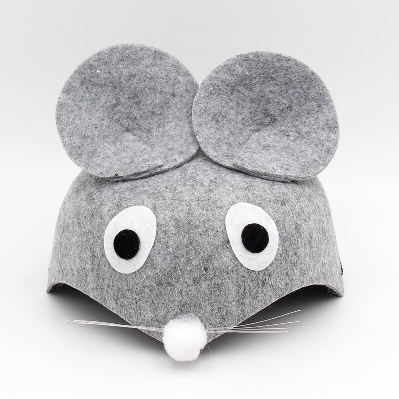 Gyerekek Erdei Állatparti Vicces sapka Gyereknapi Ajándék Állatkert Karnevál Filckalap Kacsa Adybug Sapka Madár Nyúl Fejdísz Sisak