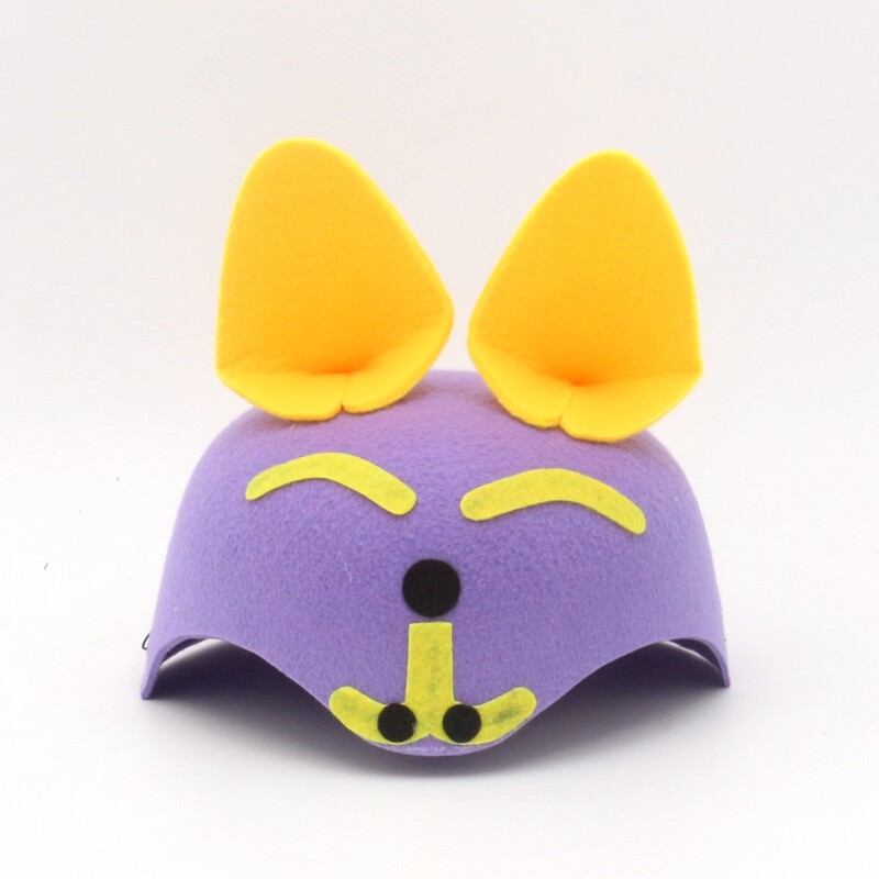 Gyerekek Erdei Állatparti Vicces sapka Gyereknapi Ajándék Állatkert Karnevál Filckalap Kacsa Adybug Sapka Madár Nyúl Fejdísz Sisak