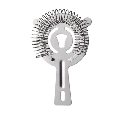 Juodojo/rožinio aukso kokteilių plaktuvo sietelis, profesionalus nerūdijančio plieno strypinis sietelis