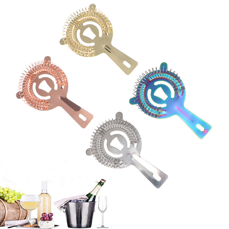 Rozsdamentes acél jégszűrő koktél shaker rúd jégszűrő huzal kevert ital csapos professzionális szerszámos rúd tartozékok