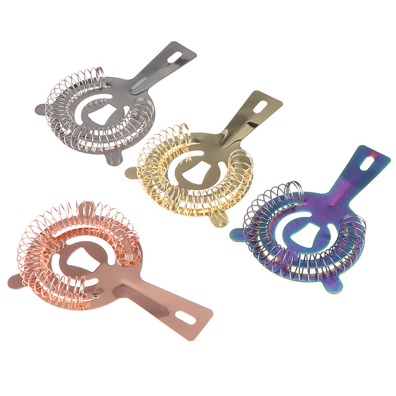 Rozsdamentes acél jégszűrő koktél shaker rúd jégszűrő huzal kevert ital csapos professzionális szerszámos rúd tartozékok