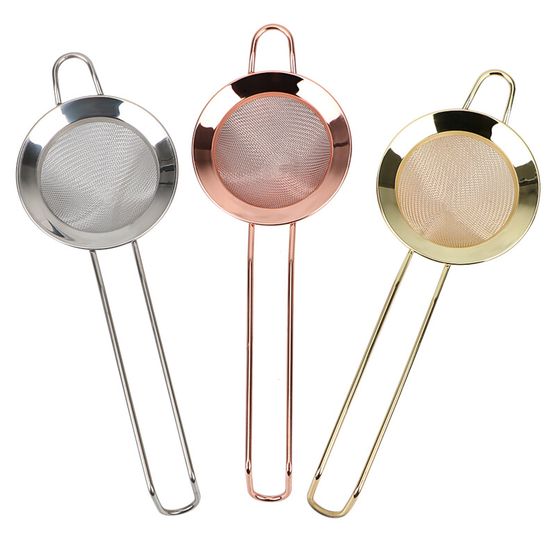 Virtuvės aksesuarai Nerūdijančio plieno vielos smulkaus tinklelio sietelis, skirtas sulčių dalelėms pašalinti Miltų kiaurasamtis Sifteris Įtaisai Baro įrankiai