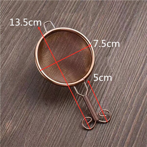 Bāra kokteiļu sietiņš 304 Nerūsējošā tērauda konusveida kokteiļu siets, lieliski piemērots gabaliņu noņemšanai no sulas Julep Barware