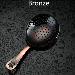 304 nerūsējošā tērauda Julep stieņa kokteiļu sietiņš, īpašs filtrs sajaukšanas krūzes Julep sietiņa stieņa instrumentiem