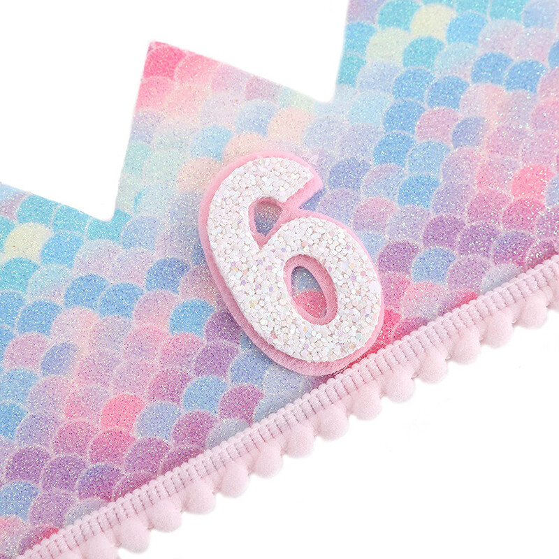 1 gab. Nāras dzimšanas dienas varavīksnes kroņa cepure 1. 2. 3. gadu bērnu dušas cepure ar virvi, dzimšanas dienas galvas saite Nāriņas ballītes dekors