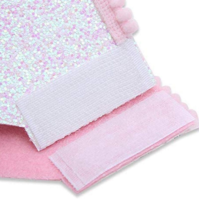 Szivárvány témájú születésnapi parti filc rózsaszín koronás baba 1 éves boldog születésnapot fejpántos sapka babazuhany egyszarvú parti kellékek