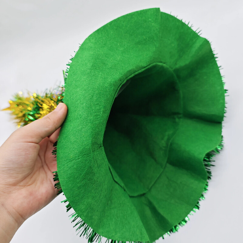 Karácsonyfa kalapok Szövet esőselyem sapka felnőtteknek gyerekeknek Vicces Mikulás sapka talmival Karácsonyi ünnepi parti jelmez újévi dekoráció