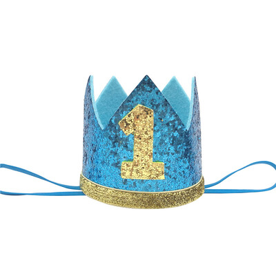 1 buc 1 2 3 ani pălărie pentru petrecere de aniversare accesorii foto pentru copii băiat 1-a aniversare coroană bentiță pentru bebeluș pentru aniversare