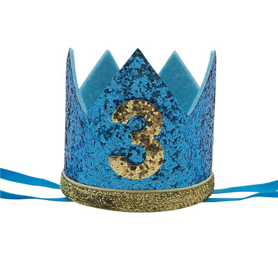 1 buc 1 2 3 ani pălărie pentru petrecere de aniversare accesorii foto pentru copii băiat 1-a aniversare coroană bentiță pentru bebeluș pentru aniversare