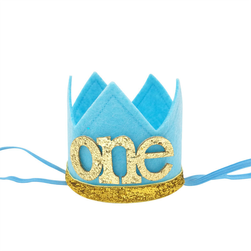 1 buc 1 2 3 ani pălărie pentru petrecere de aniversare accesorii foto pentru copii băiat 1-a aniversare coroană bentiță pentru bebeluș pentru aniversare