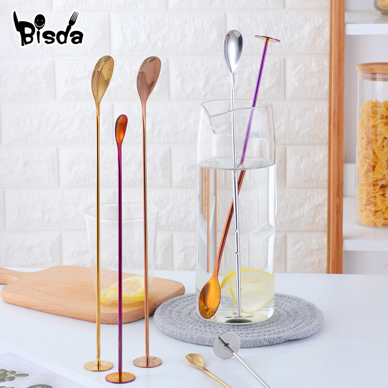 Maišymo kokteilių baro šaukštas, „Swizzle Stick“, kavos kokteilių vyno šaukštai, baro reikmenys, barmeno įrankiai, sulčių maišymo priedai