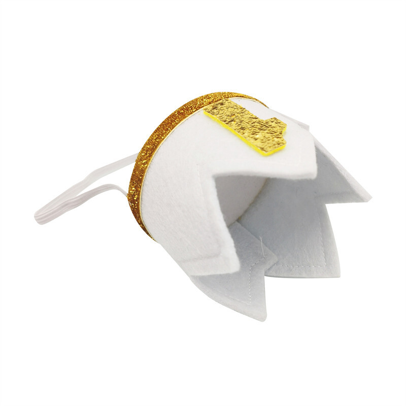 1 db Egy 1 2 3 éves születésnapi kalap korona fejpánt Boldog születésnapi parti dekoráció gyerekeknek 1. 2. 3. évfordulós sapkák fotó kellékek