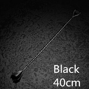 40 cm nerūdijančio plieno kokteilių juostos šaukštas japoniško stiliaus geriausias barmeno baras su sieteliu, sidabro vario aukso kepsninė