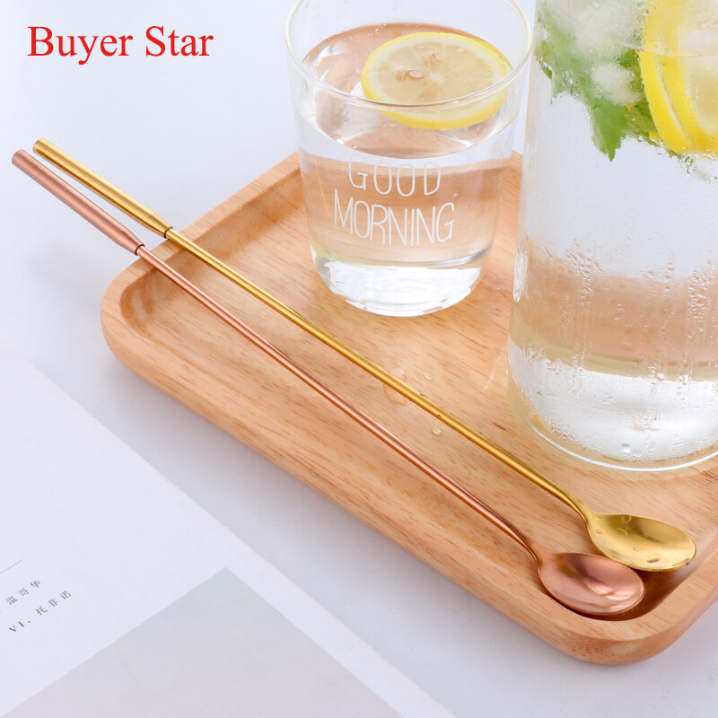 7 spalvų kokteilių japoniško baro šaukštas, ilgas 304 nerūdijančio plieno spiralinis raštas 12 colių baro kokteilių plaktuvas vyno šaukšto juostos įrankis