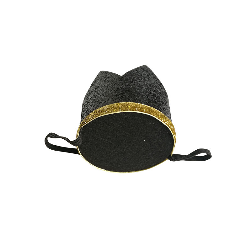 Fekete 30 40 50 60. koronás fejpánt Boldog születésnapot