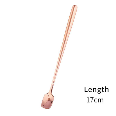 Nerūdijančio plieno kokteilių vyno maišymo ledo šaukštas ilga rankena arbatos kavos ir pieno gėrimo mini samtelis barmeno priedai įrankis