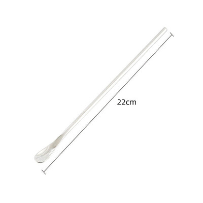 Nerūdijančio plieno kokteilių vyno maišymo ledo šaukštas ilga rankena arbatos kavos ir pieno gėrimo mini samtelis barmeno priedai įrankis