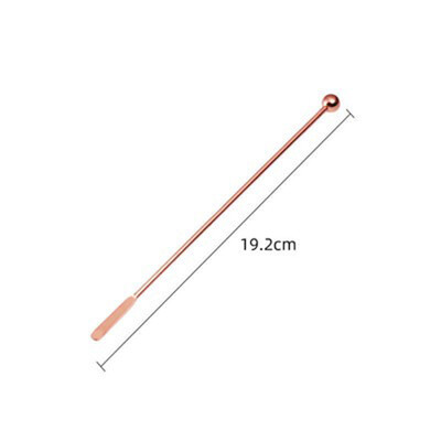 Nerūdijančio plieno kokteilių vyno maišymo ledo šaukštas ilga rankena arbatos kavos ir pieno gėrimo mini samtelis barmeno priedai įrankis