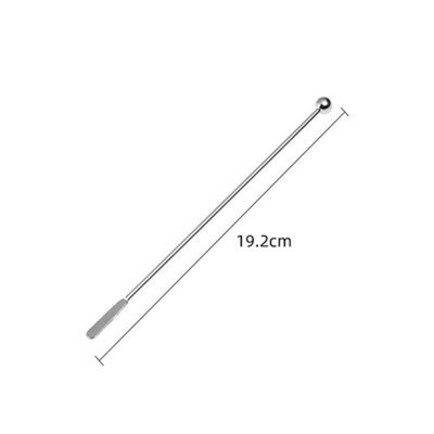 Nerūdijančio plieno kokteilių vyno maišymo ledo šaukštas ilga rankena arbatos kavos ir pieno gėrimo mini samtelis barmeno priedai įrankis