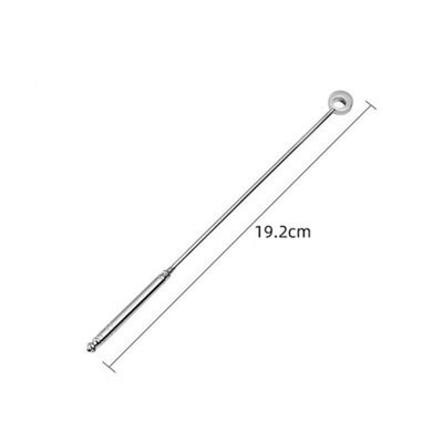 Nerūdijančio plieno kokteilių vyno maišymo ledo šaukštas ilga rankena arbatos kavos ir pieno gėrimo mini samtelis barmeno priedai įrankis