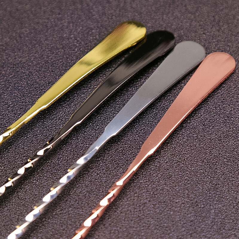 Nerūdijančio plieno kokteilių baro šaukštas Hoffman gėrimų maišyklės baras maišymo šaukštas maišytuvas