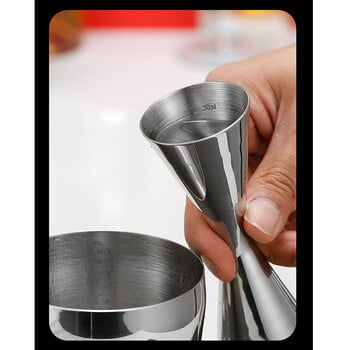 Cocktail Jigger Stainless Steel Measure Cup Double Head Bar Party Wine Cocktail Shaker Jigger for Home Bartender Party