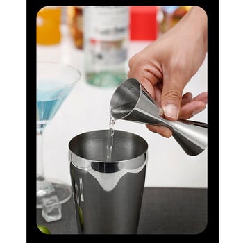 Cocktail Jigger Stainless Steel Measure Cup Double Head Bar Party Wine Cocktail Shaker Jigger for Home Bartender Party