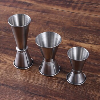 Dual Shot Measure Cup από ανοξείδωτο χάλυβα Measure Jigger Κούπα για κοκτέιλ Drinking Spirit Barware Κουζίνα Gadgets Εργαλεία μπαρ