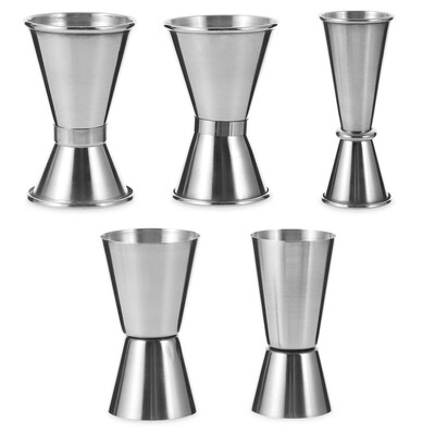 Dual Shot Measure Cup από ανοξείδωτο χάλυβα Measure Jigger Κούπα για κοκτέιλ Drinking Spirit Barware Κουζίνα Gadgets Εργαλεία μπαρ