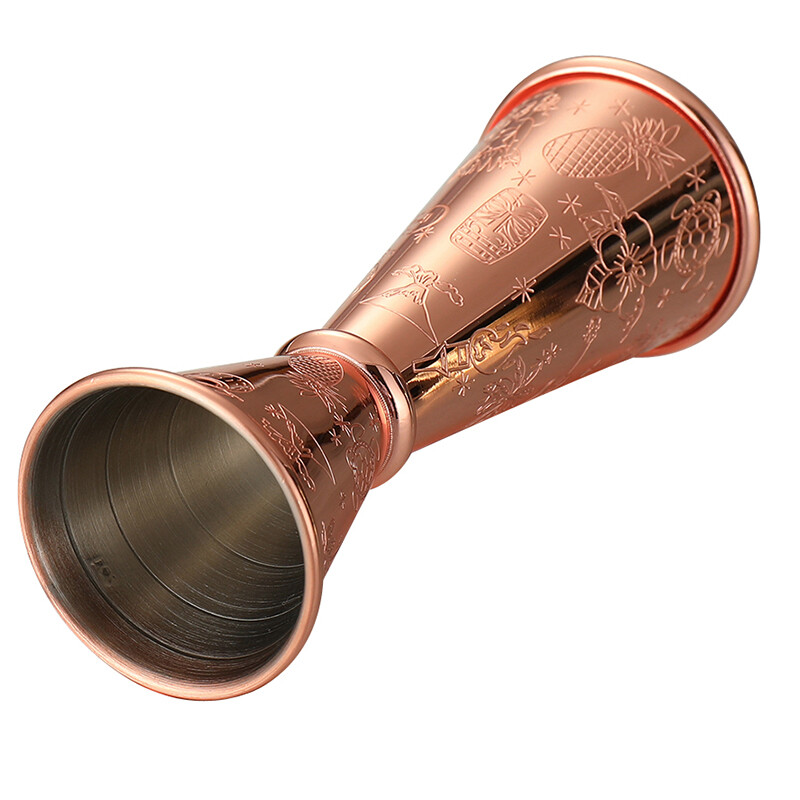 1 DB Japán stílusú Jigger, rozsdamentes acél dupla koktéldoboz 1 uncia