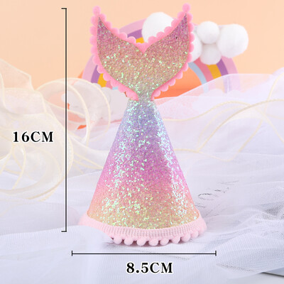 Zsákvászon korona babazuhany 1. születésnapi parti fejdíszek Sellő filc korona sapka fiú lány 1-6 éves vászon fejpánt kiegészítők