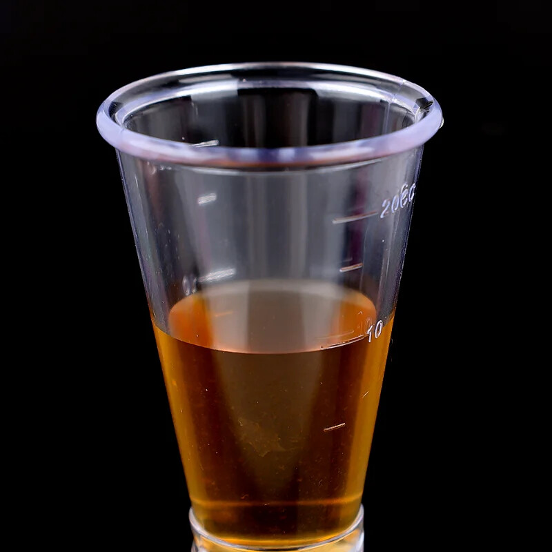 40/10CC gyanta átlátszó mérőpohár Party boros koktél shaker uncia csésze mérő Jigger konyhai edények parti kellékek