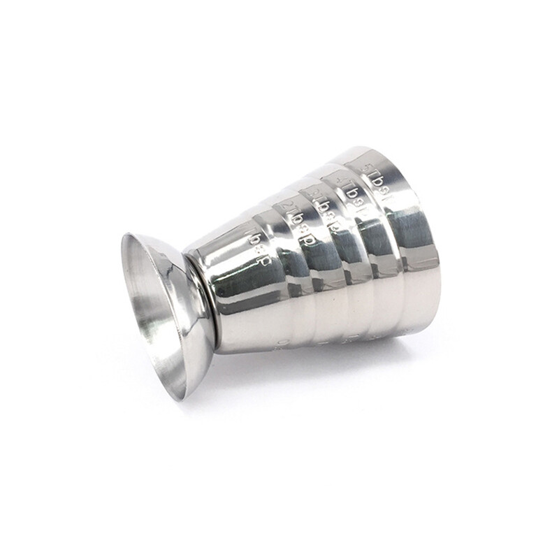 75 ml nerūdijančio plieno matavimo puodelis kokteilių įrankių juostelės mišraus gėrimo priedai 3 viename kokteilių įrankiai baras „Jgger“ puodelis