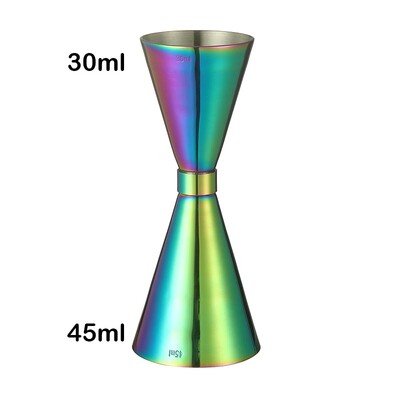 Japoniško stiliaus nerūdijančio plieno „Jigger“ kokteilinė „Jgger“ juosta Matmenys Baro įrankiai Baro priedai