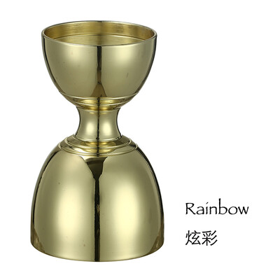 Bar Bell Jigger Cocktail Jigger, nerūdijančio plieno komercinė 2oz. / 1oz. Matavimo juostos įrankiai, juostos priedai