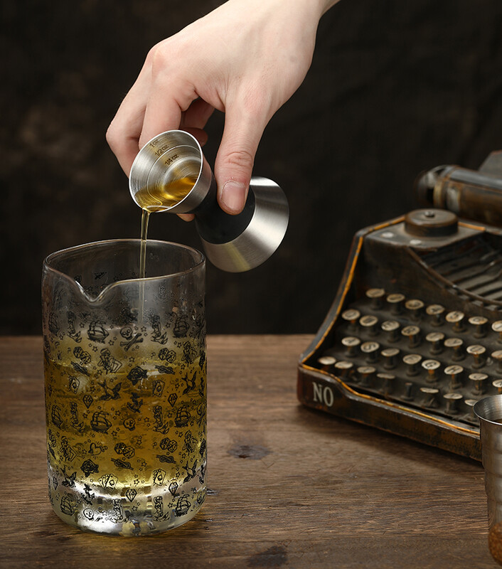 Roostevabast terasest Double Jigger kokteilibaari tööriist